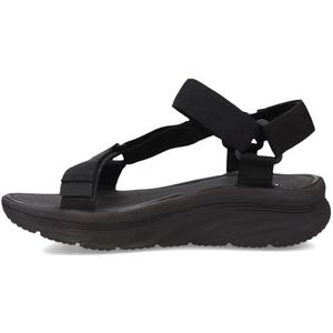 Skechers D'lux Walker sandaal voor heren, Zwart, 46 EU