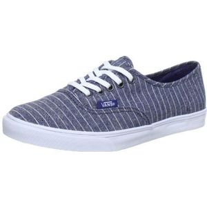 Vans Unisex Volwassenen U Authentic LO PRO (CHAMBRAYSTRIPE Low-Top, Blauw chambraystripe, 37 EU