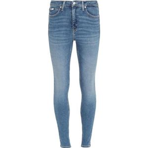 Calvin Klein Jeans Skinny broek met halfhoge taille voor dames, Blauw, 33W / 30L