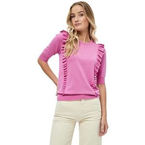 Minus Vesia Knit T-Shirt | Roze T-shirts voor Dames UK | Lente T-shirt | Maat M