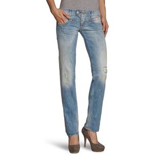 Prachtige dames jeans 5039 D9900 Tight Straight Fit (rechte pijp) lage band