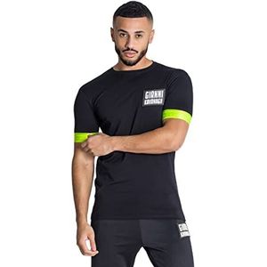 Gianni Kavanagh Black Cyber Oversized Tee T-shirt voor heren, Zwart, XL