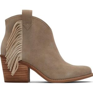 TOMS Vrouwen Constance enkellaars, Dune Suede/Fringe, 8 UK, Dune Suède Franje, 42 EU