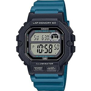 Casio Analoog WS-1400H-3AVEF, Blauw, strepen