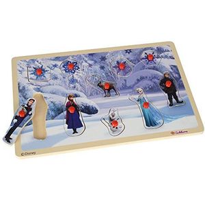 Smoby Eichhorn 100003371 ""Frozen Houten Peg Puzzel (10-Stuk)