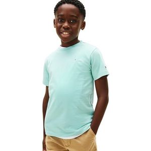 Tommy Hilfiger Unisex MINI Corp T-Shirt KS0KS00661 S/S T-shirt, blauw (Ocean Spray), 3 jaar, Blauw (Ocean Spray), 3 jaar