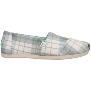 TOMS Platte instappers met Alpargata-print voor dames, Blauw 01, 37.5 EU