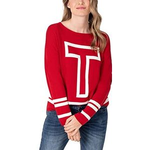 Timezone Dames College Pullover, Gloss red., M
