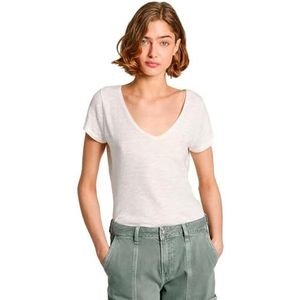 Pepe Jeans Dames Ezzy, wit (mousse wit), XS, Wit (Mousse Wit), XS