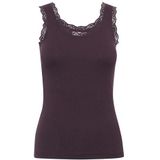 Jersey Top - Bruin - KAomi Slim Fit - Tanktop