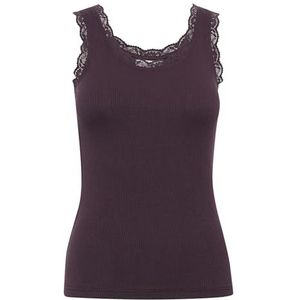 Jersey Top - Bruin - KAomi Slim Fit - Tanktop