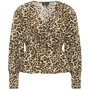 LEOMIA Damesblouse 19520108-LE02, groen, S, groen, S