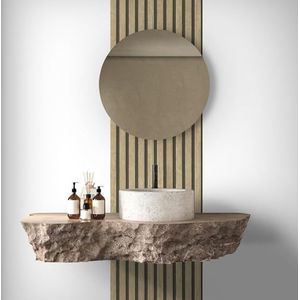 A.S. Création Behang - Houten panelen in Beige, Bruin en Zwart - Behang voor verschillende kamers - Muurbehang in 2,50 m x 0,52 m