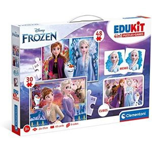 Clementoni - Edukit 4In1 Disney Frozen, Educatief Speelgoed, 3-5 jaar, 18292