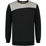 Tricorp 302013 Workwear Bicolor kruisnaad sweatshirt, 70% katoen/30% polyester, 280 g/m², marineblauw-koningsblauw, maat M