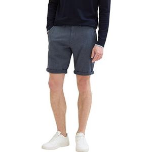 TOM TAILOR Bermuda voor heren, 34747 - Navy Diamond Structure, 28