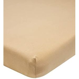Meyco Home Uni hoeslaken eenpersoonsbed - warm sand - 90x210/220cm