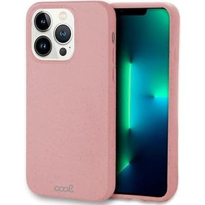 Cool beschermhoes voor iPhone 13 Pro Eco biologisch afbreekbaar roze