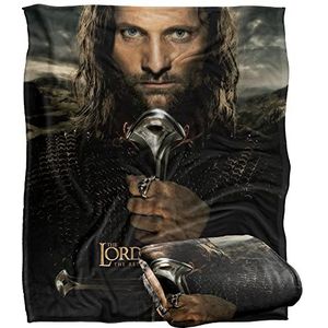 LORD OF THE RINGS ARAGORN Silky Touch superzachte plaid 152 x 127 cm