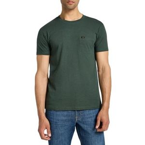Lee Ultimate Pocket Tee T-shirt voor heren, groen (olive night), L