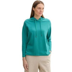 TOM TAILOR Sweatshirt voor dames, 21178 - Ever Green, S
