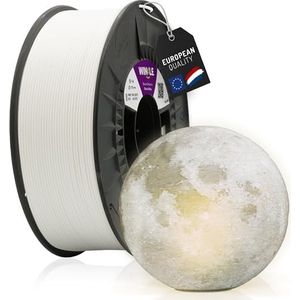 WINKLE PLA Filament HD Phantom White, 3D-printerfilament, PLA-filament 1.75mm 1kg, Compatibel met alle 3D-printers, Maatnauwkeurigheid, Spoel van 1kg