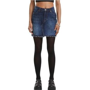 Urban Classics - Dames Rok - Mini - Denim - New Dark Blue Washed