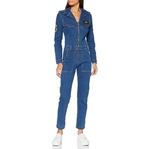 Schott NYC Trjumpw broek voor dames, blauw, S