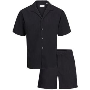 Jjmassimo Resort Shirt Ss Ps25 Set Mp, zwart, XL