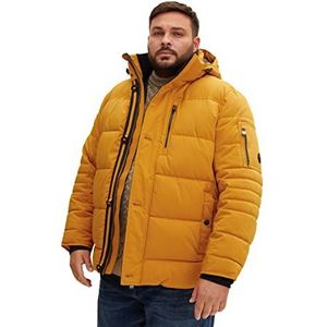 TOM TAILOR Uomini Plusize bufferjack met afneembare capuchon 1034722, 10680 - Flame Brown, XXL