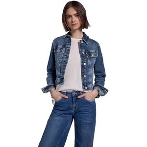 STREET ONE STUDIO Dames F212617 Jeans, Dark Blue Random Washed, Regular, Donkerblauw, willekeurig gewassen, One size