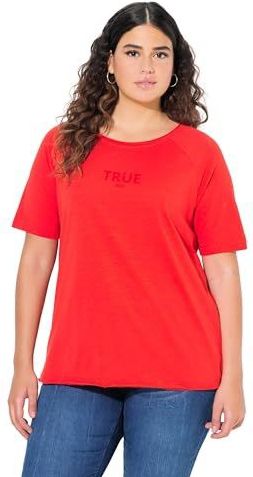 Ulla Popken - Shirt - Neonrood - T-shirt