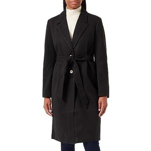 Bestseller A/S Pcnasha LS Coat Noos jas, zwart, XL voor dames, Blanco Y Gris, XL