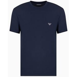 EMPORIO ARMANI Heren T-shirt met korte mouwen, Armani Blu, M