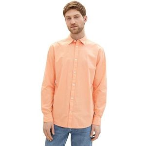 TOM TAILOR Herenhemd, 34811 - Oranje Small Check, 3XL