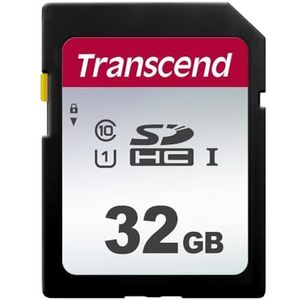 Transcend TS32GSDC300S-E 32GB | SDHC I, C10, U1 geheugenkaart - 95/20 MB/s - retail verpakking