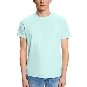 ESPRIT Heren 993EE2K303 T-shirt, 390/LIGHT Aqua Green, L, 390/Light Aqua Green., L