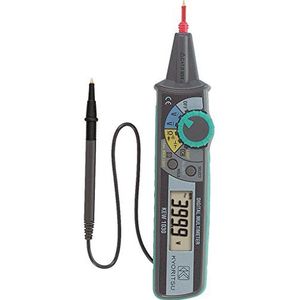 Kyoritsu KEW 1030 digitale multimeter pen voor het meten van spanningen AC/DC, weerstand, continuïteit, tweekleurige diode, capaciteit, grijs