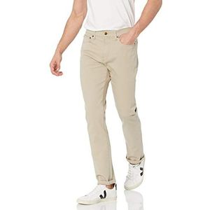 Amazon Essentials Men's Spijkerbroek met slanke pasvorm, Licht kaki-bruin, 38W / 30L