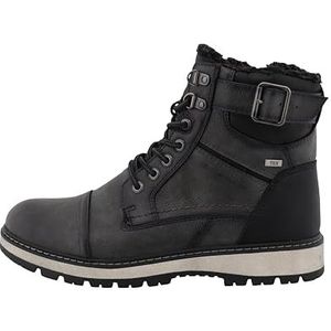 Tom Tailor - Winterlaarzen - Donkergrijs - Outdoorschoen - Veterschoenen met TEX-membraan