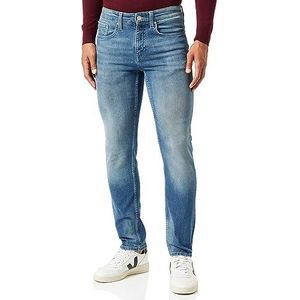 s.Oliver Heren jeans broek Slim Fit Regular Blue Green 28, blauwgroen, 28W x 32L