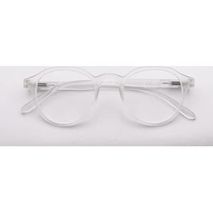 Corpootto Eco leesbril, transparant, standaard unisex volwassenen, Transparant, Eén maat