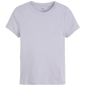 Levi's - Essential Housemark T-shirt - Lila - Katoen - Korte Mouwen