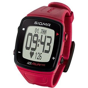 Sigma Sport iD.RUN HR rouge, GPS-hardloophorloge, polsmeting, activity tracker, rood