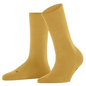 FALKE Dames Sokken Sensitive New York W SO Lyocell Met comfort tailleband 1 Paar, Geel (Hot Ray 1282) nieuw - milieuvriendelijk, 39-42