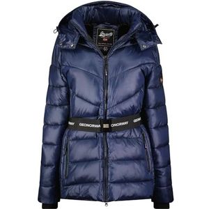 Geographical Norway Elenor Lady Windjack voor dames, outdoor, waterafstotende jas, lange mouwen, dames, regenjas, wandelen, seizoen, lente, zomer, herfst, winter (marineblauw, XL), Marineblauw, XL