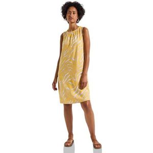 Street One Damesjurk met patroon, botercrème geel, 44