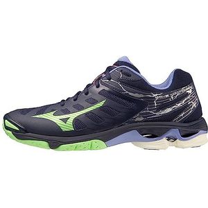 Mizuno Unisex Wave Voltage Volleybal, EveBlue/TechGreen/Iolite, 11 UK, Eveblue Techgreen Ioliet, 46 EU