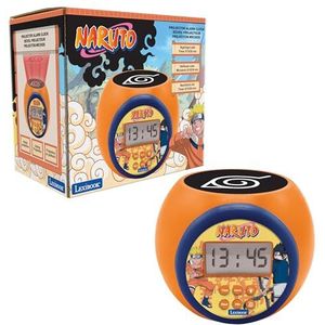 Lexibook - Naruto - Projectie Wekker - Oranje - LCD-Scherm - Alarm- en Sluimerfunctie