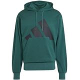 adidas - Essentials Big Logo - Hoodie - Groen - M